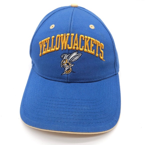 Georgia Tech Yellow Jackets Champion Strapback Hat Baseball Cap College Blue - Picture 2 of 7